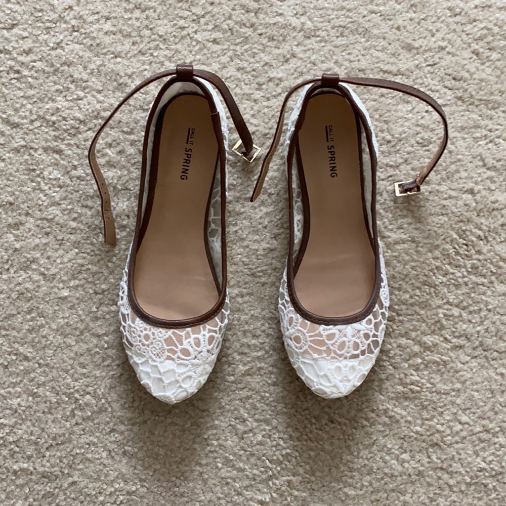 Call It Spring Lace Flats